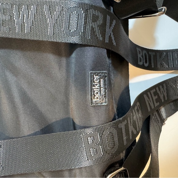 Botkier New York Black Backpack – Nylon & Faux Leather Travel Style - Picture 4 of 11